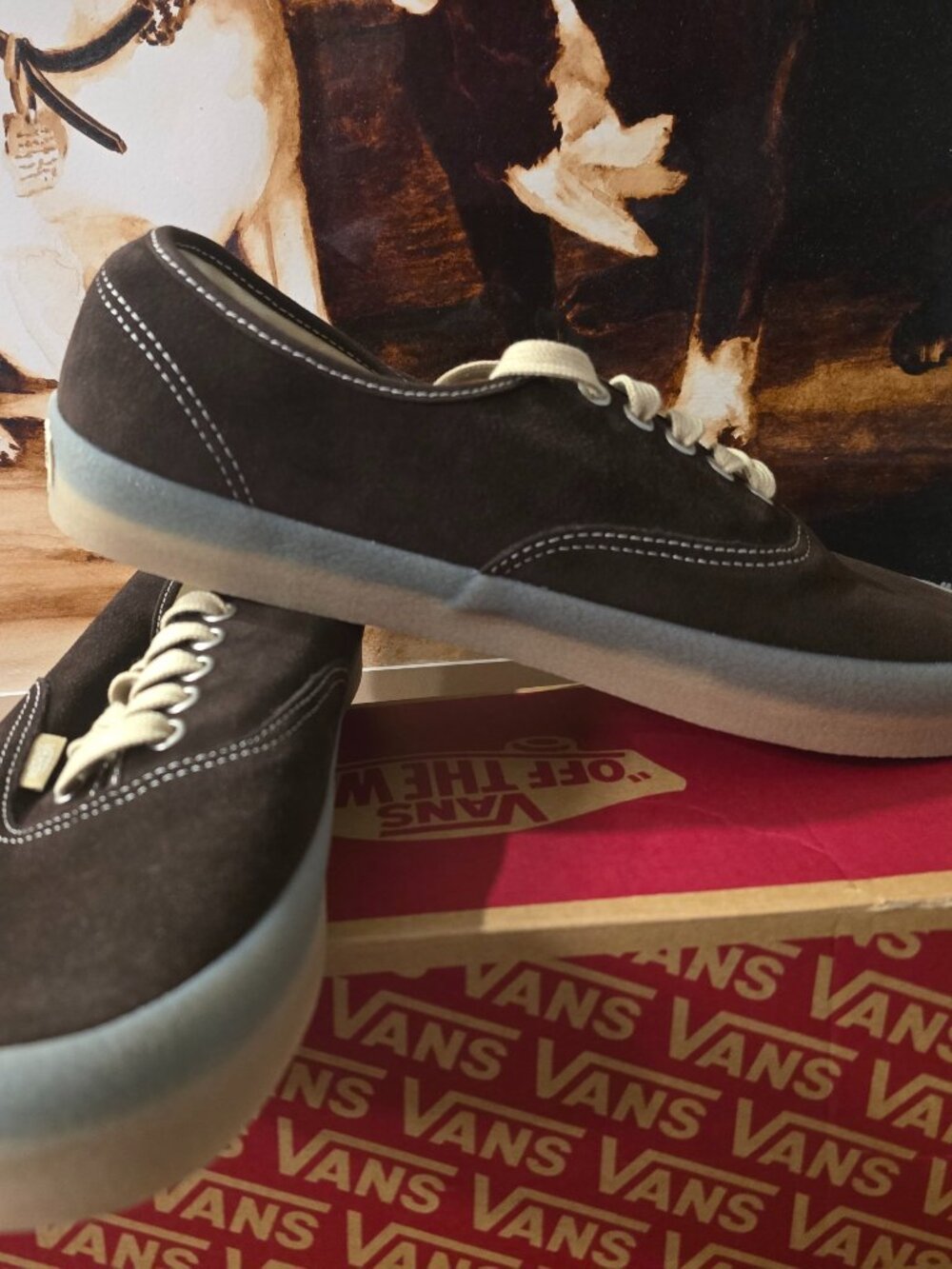 VANS Authentic Coffee / Demitasse / Brown Suede VN000D7Y3N1 Men's Size 11 US NEW